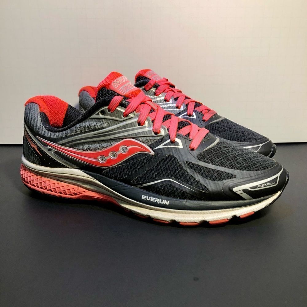 Womens SAUCONY Ride 9 Gray Running Shoes / Size 7.5